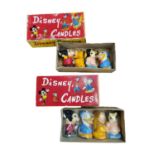 Disney: 2 Boxes of Vintage Disney Candles in the form of Disney Characters