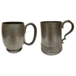 A Pair of Fine Vintage Liberty & Co Tudric Pewter Tankards - Stamp Numbers 01368 & 01352
