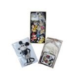 Disney: Vintage Mickey Mouse Sew-On Badge + Collection of other 3D Badges, Key Rings etc