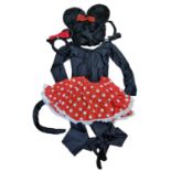 Disney: Childs Full Minnie Mouse Costume + 2 Head Bands