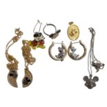 Disney: Small collection of Disney Jewellery to include 14k Gold Filled Pendant, Mickey & Minnie