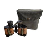 Rare Bausch & Lomb - US Signal Corps 30mm Cased Binoculars Serial Number: EE 77810