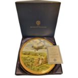 Boxed Bradford Exchange "Heroes of the Sky" Spitfire Collectors Plate