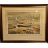 Cavendish Morton (1911 - 2015) Member of the Norfolk 20 Group - Large Water Colour of Walberswick,