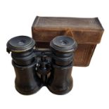 Antique Cased Binoculars with Theatre, Marine & Field Setting