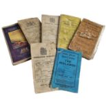 Collection of Vintage Ordnance Survey Maps - The Peak District, Manchester, Midlands etc