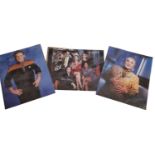 3 Signed & Authenticated Photographs - Cast of Ally McBeal & 2 Star Trek Characters