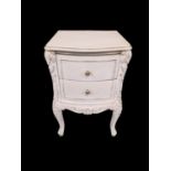 Small Upcycled Regency Style Hall Stand with 2 Drawers - 76cm Tall, 46cm Wide, 40cm Deep