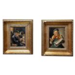 R.W. Gruber born 1911 - 2 Framed Fine Portrait Oil Paintings - 36cm x 30cm