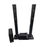 LG 3D Blu-Ray Home Theatre System with Remote, 2 Floor Standing Speakers, Subwoofer & Central