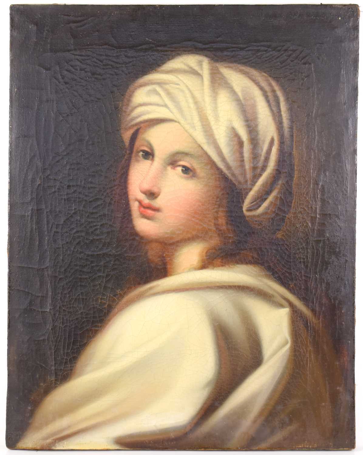 A portrait of Emma Hart, later Lady Hamilton (1765-1815), as the Cumaean Sibyl, oil on canvas, in