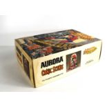 A vintage Aurora "The Amazing Spiderman" plastic assembly kit, unassembled and in the original box.