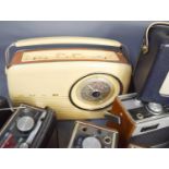 A collection of fifteen transistor radios, comprising Roberts Radios: models R200, two R505's, an