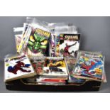 Marvel Comics: A large collection of Spider-Man comics, many first issues to include Spider-Man