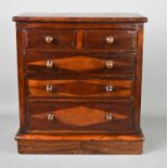 A 19th century early apprentice piece chest of drawers, with graduated drawers, 39 by 35 by 15cm.