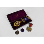 An early 20th century jewel for The Royal Antediluvian Order of Buffalos, with enamelled details