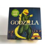 A vintage Aurora "Godzilla" glow in the dark plastic assembly kit, unassembled and in the original