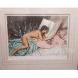 Sir William Russell Flint (1880-1969): a limited edition print of a Janelle and the Volume of