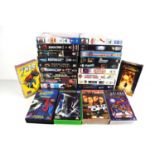 A group of collectable VHS tapes to include The Amazing Spider-Man 1985, Empire Strikes Back, The