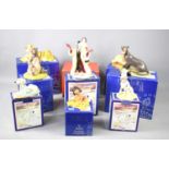 A group of Royal Doulton Disney collectors figures to include Bagheera, Mowgli, Shere Khan, Baloo