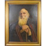 Frank Brooks (1854-1937): portrait of a gentleman, signed top right, oil on canvas, complete with