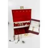A boxed Rotary ladies wristwatch together with a jewellery box, silver pendant and necklace, white