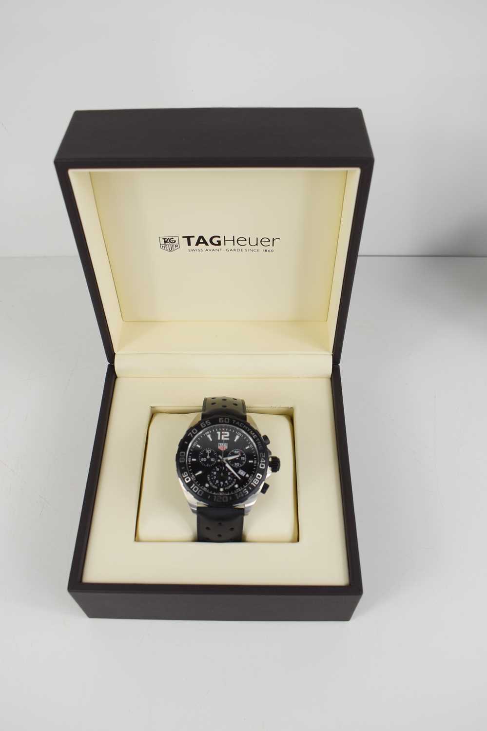 A gentleman's Tag Heuer Formula 1 stainless steel cased chronographic wristwatch, reference no.
