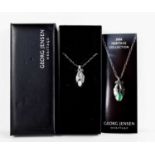 A Georg Jensen Heritage collection silver pendant, together with original box and leaflet.