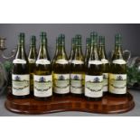 Twelve bottles of Corton Charlemagne, Grand Cru, Domaine Du Clos Frantin, France, 1996, 75cl.