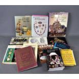 A group of pottery and jewellery related reference books to include British Art Pottery by A.W Cosh,