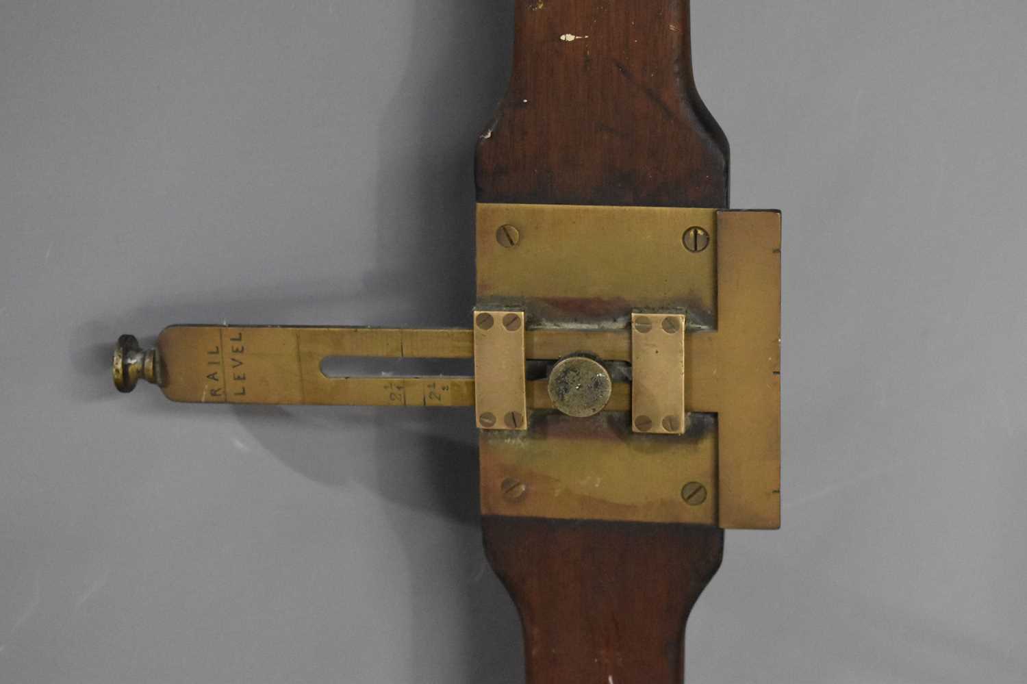 A vintage Great Western Railway, Signal Department, track measuring tool. - Image 2 of 3