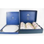 A boxed set of Royal Worcester 1969 Royal Garden pattern cups and saucers, together with a Royal