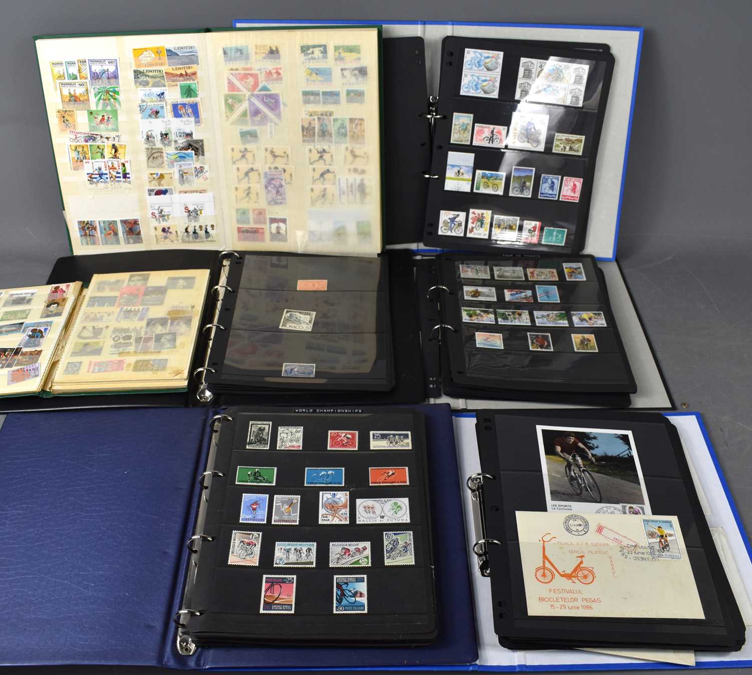 A collection of GB and worldwide stamps and First Day Covers in various albums to include Warsaw