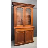 Local interest: A Victorian mahogany bookcase cabinet by George Spademan, cabinet maker and