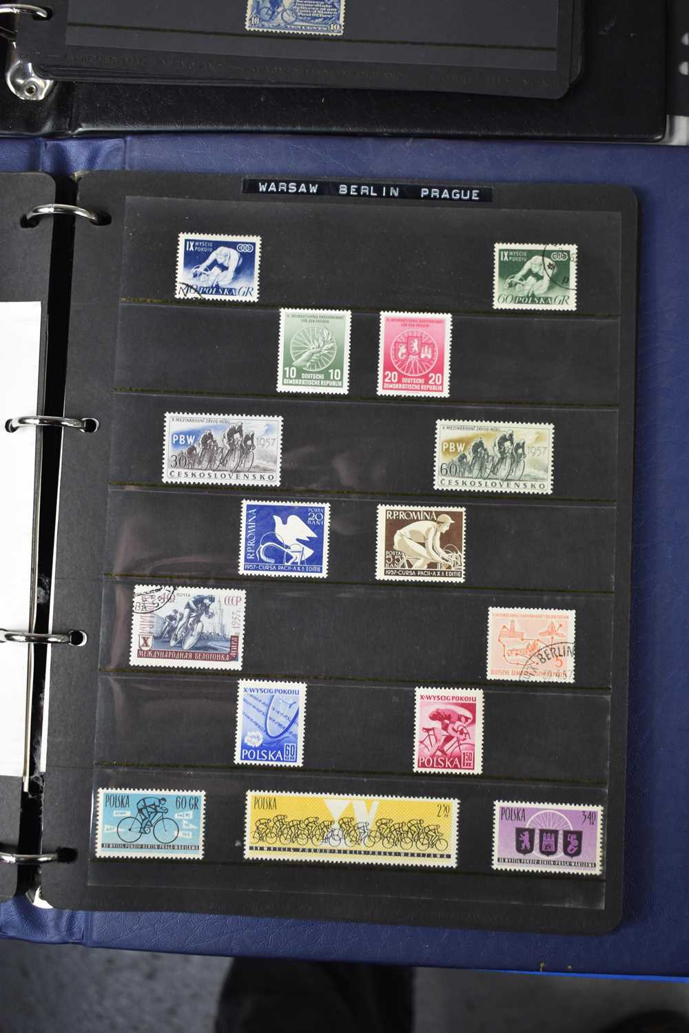 A collection of GB and worldwide stamps and First Day Covers in various albums to include Warsaw - Image 6 of 7