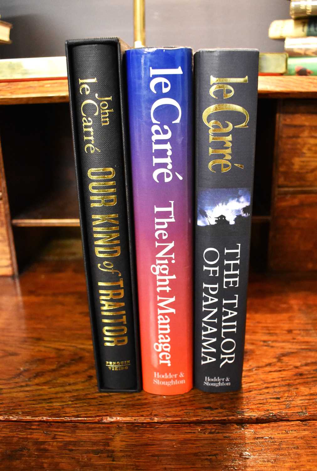 John le Carre: a collection of three hardback first edition books signed by the author, John le