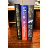 John le Carre: a collection of three hardback first edition books signed by the author, John le