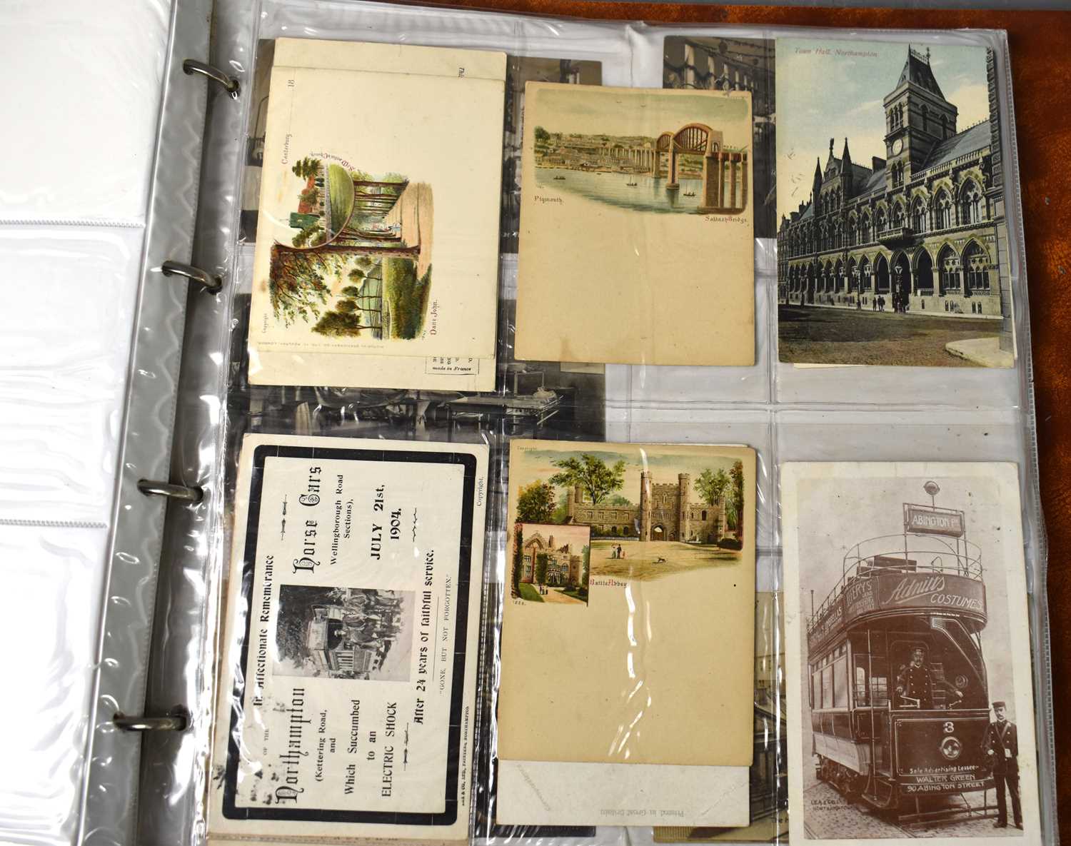 A collection of Edwardian and later postcards to include a group relating to Northampton, - Image 8 of 14