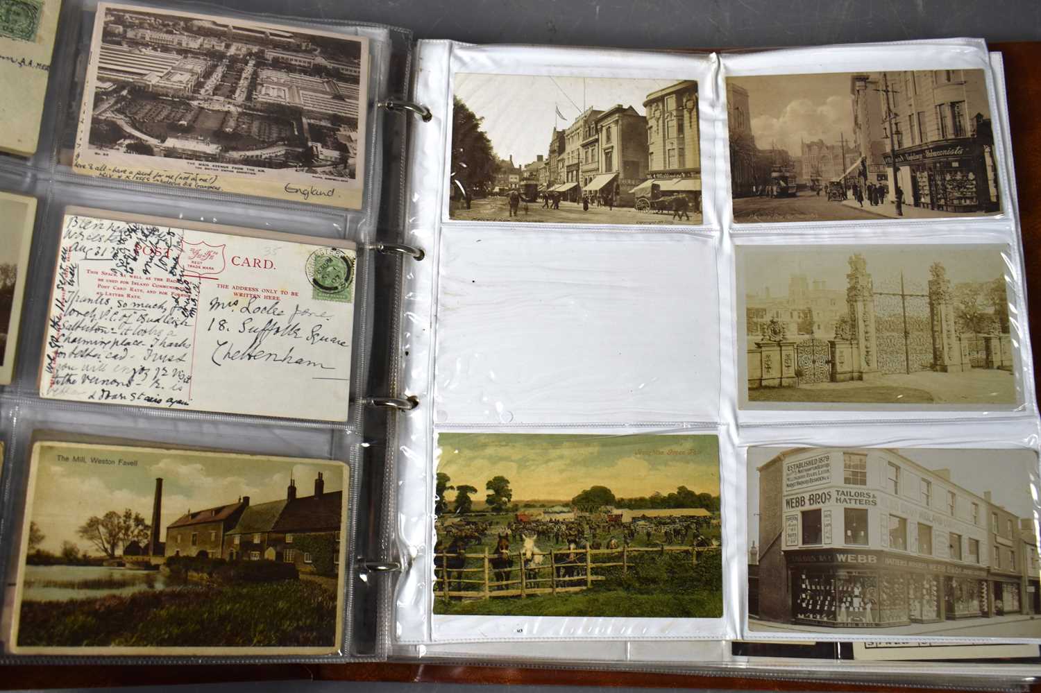 A collection of Edwardian and later postcards to include a group relating to Northampton, - Image 9 of 14