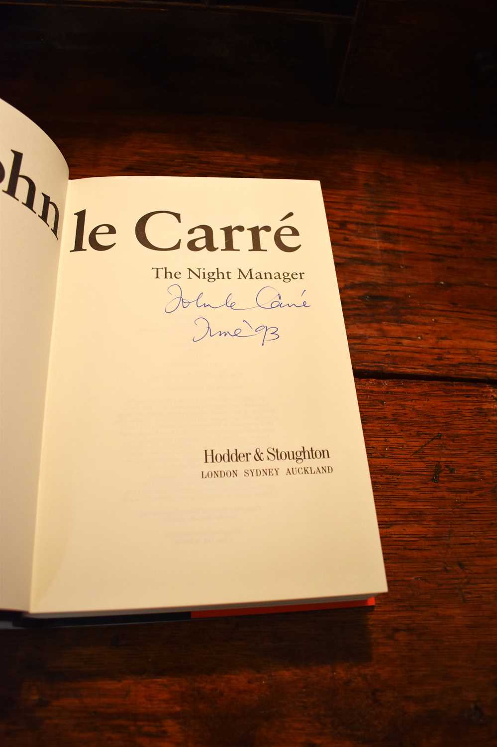 John le Carre: a collection of three hardback first edition books signed by the author, John le - Image 3 of 7