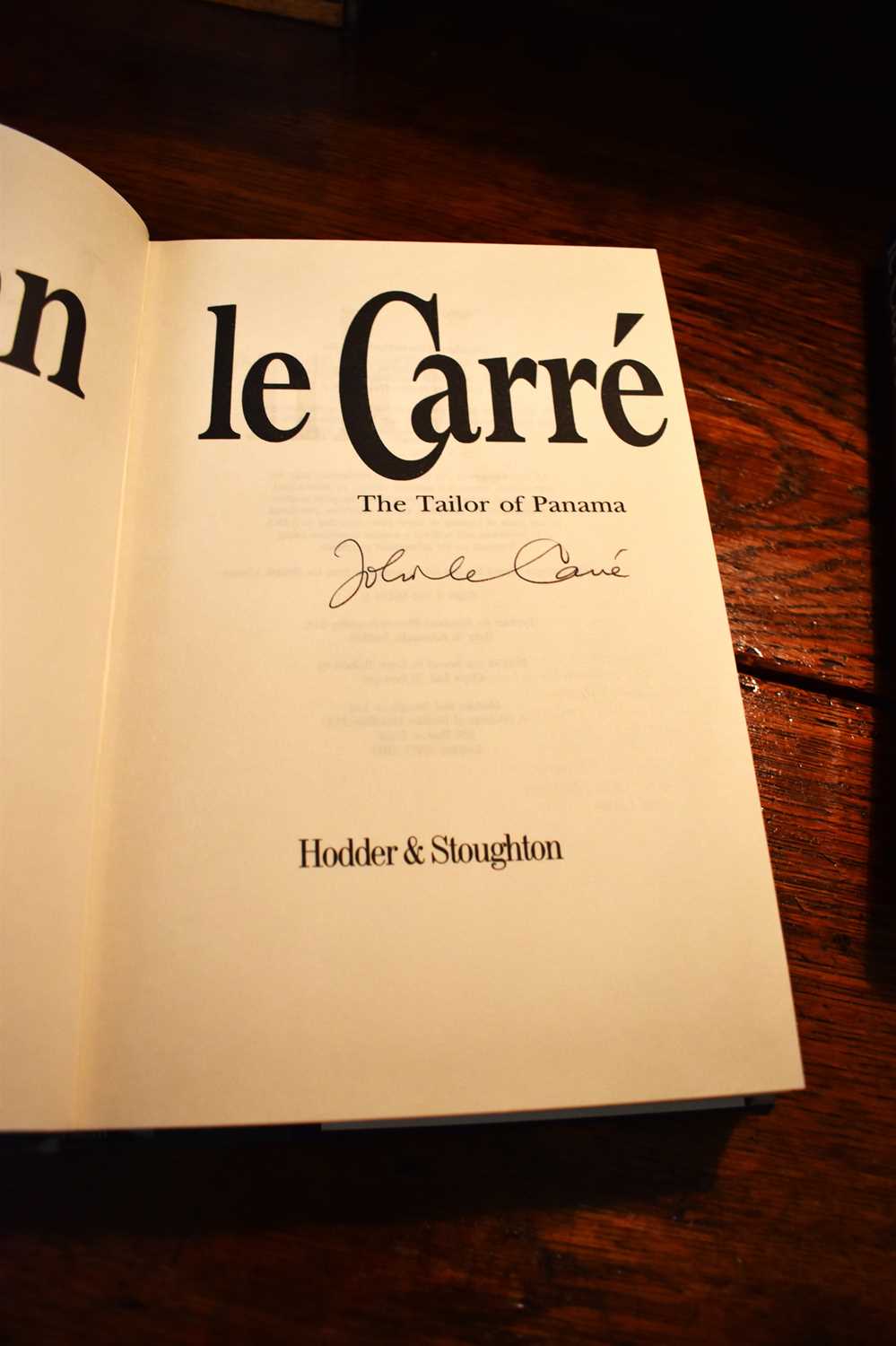John le Carre: a collection of three hardback first edition books signed by the author, John le - Image 4 of 7