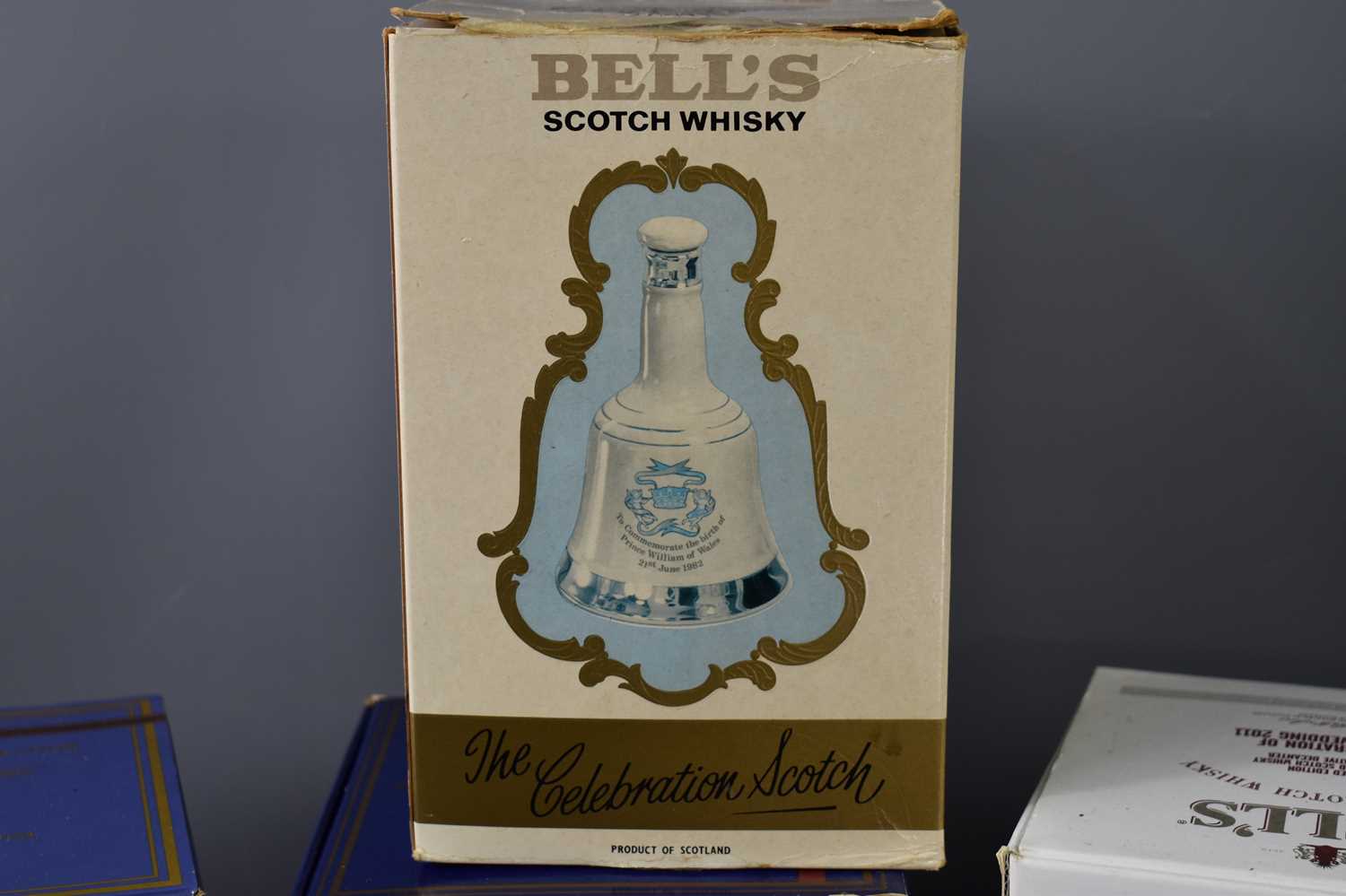 Six Bells commemorative whiskey decanters, comprising 1996 Christmas aged 8 years, Queen Mother - Image 5 of 5