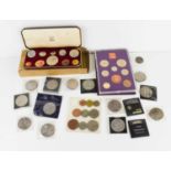 A 1953 Elizabeth II United Kingdom ten piece Coronation coin set, together with a 1970 Great Britain