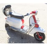 A 1967 Innocenti Lambretta LI150 series III, mileage 17994, last believed to have been on the road