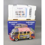 A Sun Star limited edition, 1:12 scale highly detailed model of a Volkswagen Kombi Woodstock "Light"