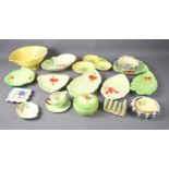 A group of Carlton Ware and J&G Meakin ceramics to include dishes, toast rack, sauce boat, bowl