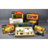 A group of Corgi, Dinky, Burago and Lledo diecast vehicles, many boxed, to include Dinky Foden