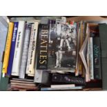 A large group of Beatles related books to include scrap books, The Beatles Files, The Beatles