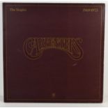 The Carpenters "The Singles" 1969-1973 autographed LP record, signed by Karen and Richard inside