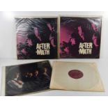 The Rolling Stones "Aftermath" LP record, first pressing, matrix numbers 1A and 1B, together with